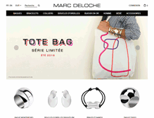 Tablet Screenshot of marc-deloche.com